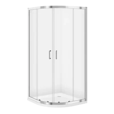 Cersanit Zip - dušas kabīne 89x89 cm, hroms/caurspīdīgs stikls S154-002