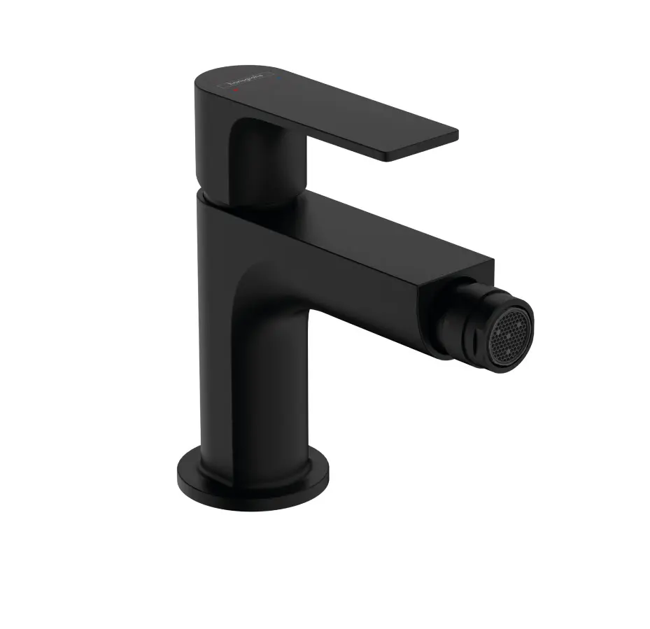 Hansgrohe Rebris E - bideta maisītājs ar noteci, matēti melns 72213670