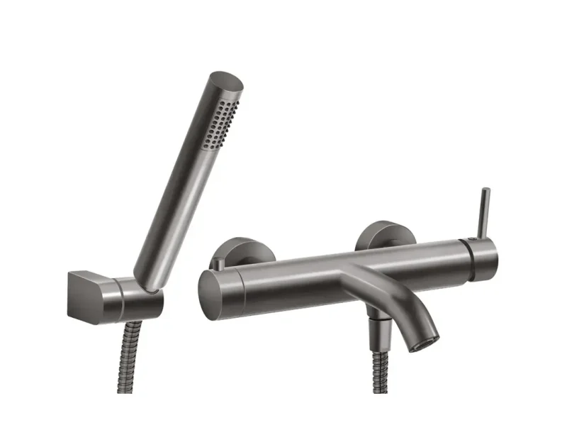 Novaservis Ferro Ciriculus - vannas maisītājs ar piederumiem, gun metal BCK11GM