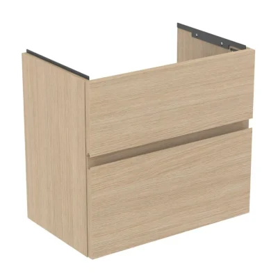 Ideal Standard Finesse - izlietnes skapītis, 60x38x55 cm, 2 atvilktnes, baltā ozola E3379US