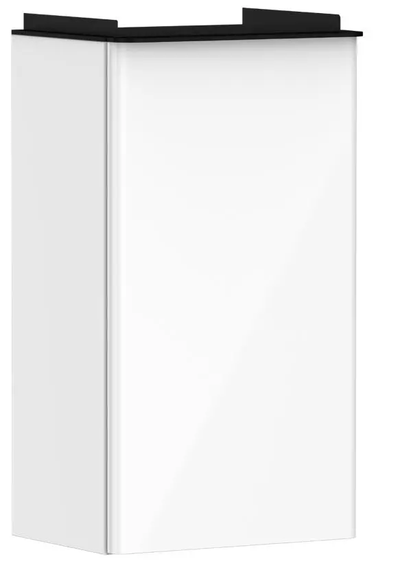 Hansgrohe Xelu Q - izlietnes skapītis, 63x34x27 cm, 1 durvis, eņģes kreisajā pusē, spīdīgi balts/matēti melns 54011670