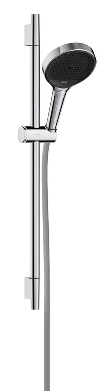 Hansgrohe Rainfinity - dušas komplekts: rokas duša, stienis un šļūtene, 3 strūklas veidi, EcoSmart, hroms 28746000