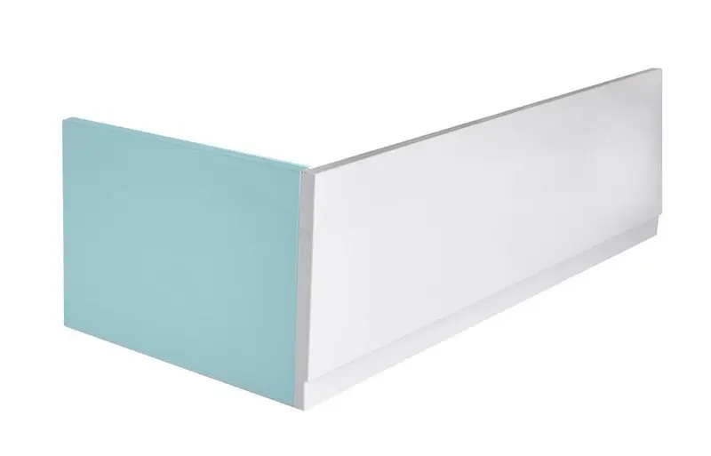 Polysan Plain - priekšējā apmale 130, labā, 1300x590 mm, balta 72741