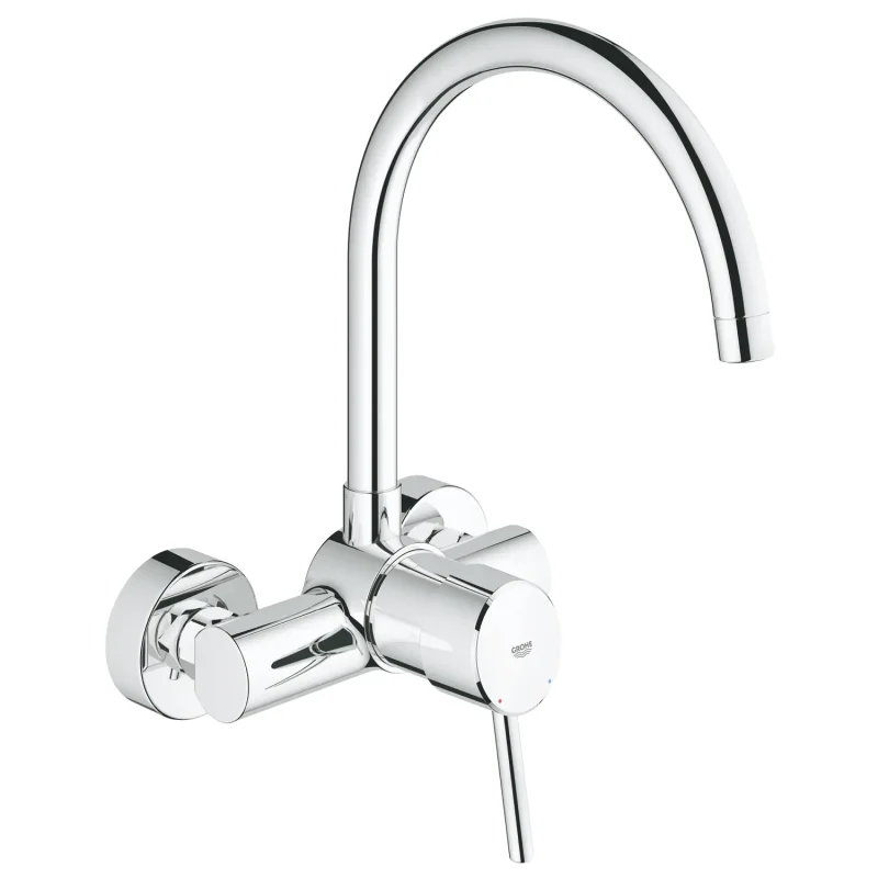 Grohe Concetto - virtuves izlietnes vienas sviras maisītājs, hromēts 32667001