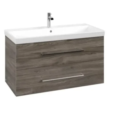 Villeroy & Boch Avento - izlietnes skapītis, 98x51x45 cm, 2 atvilktnes, Stone Oak A89200RK