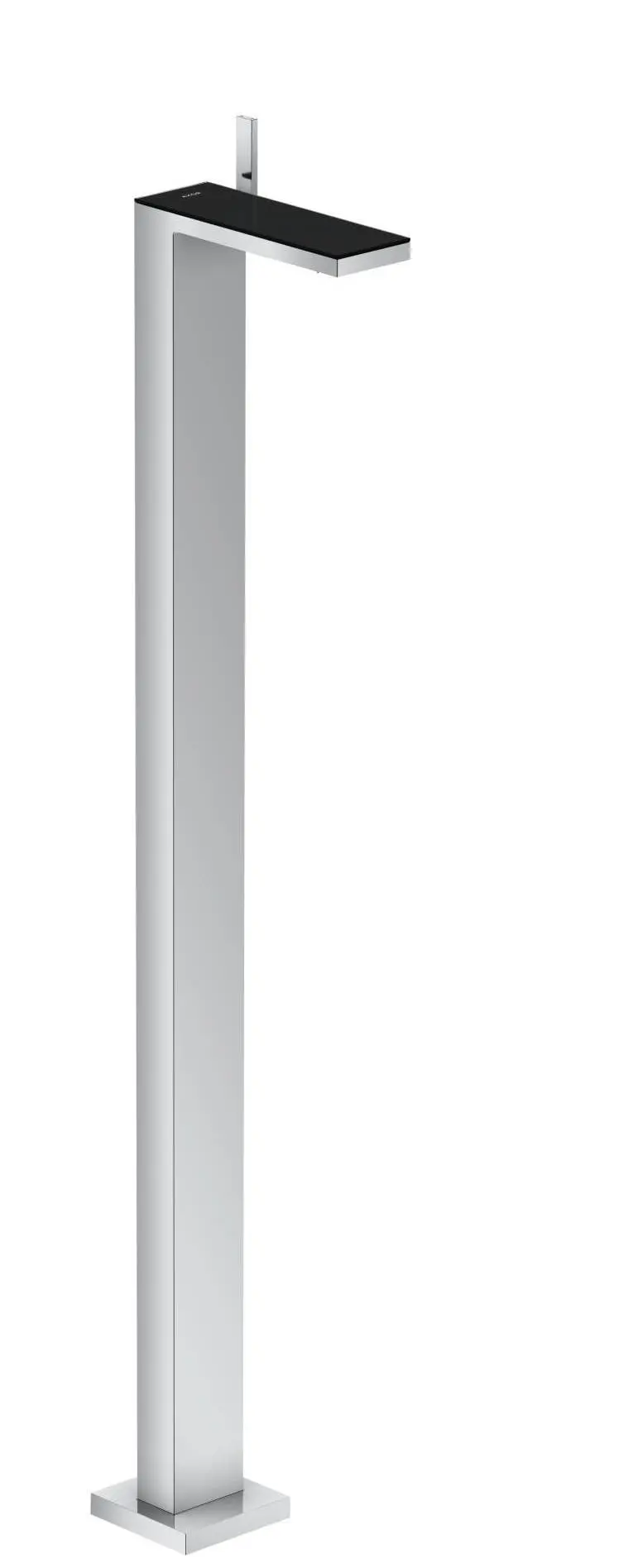 Axor MyEdition - stāvošs maisītājs ar Push-Open izlietnes izteku, hroms/melns stikls 47040600