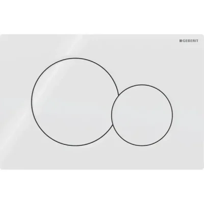 Geberit Sigma01 - vadības plate SIGMA01, Alpu balts 115.770.11.5