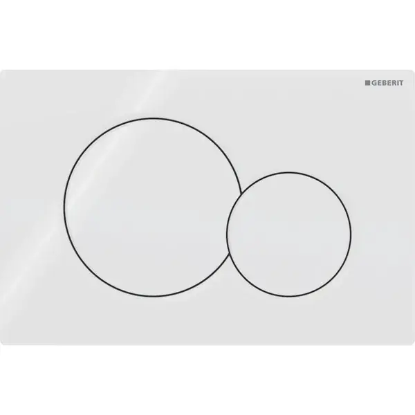Geberit Sigma01 - vadības plate SIGMA01, Alpu balts 115.770.11.5