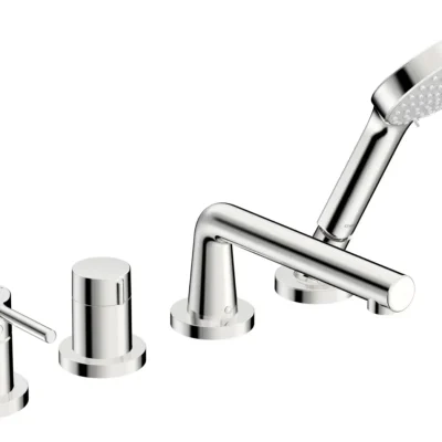 Hansa Vantis Style - vannas malas maisītājs, 4 caurumu montāža, hromēts 54719007