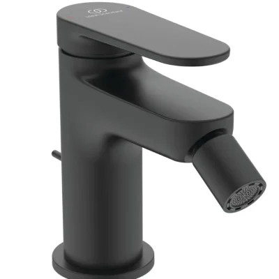 Ideal Standard Cerafine Nuovo - bideta maisītājs ar noteces vārstu, zīdaini melns BD775XG