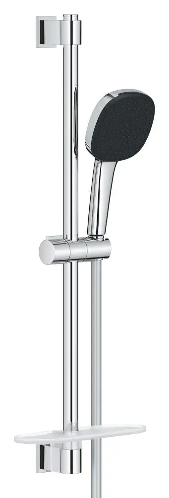 Grohe Vitalio Comfort - komplekts: rokas duša, šļūtene un stienis ar plauktiņu, 2 strūklas veidi, hroms 26929001