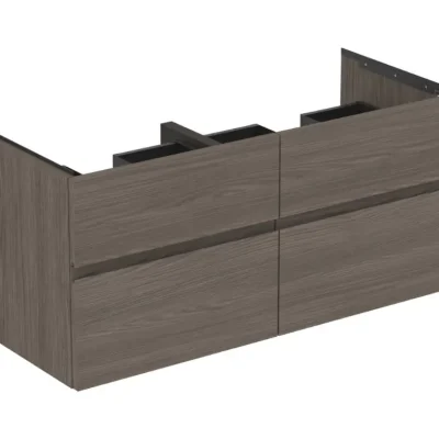 Ideal Standard Finesse - izlietnes skapītis, 120x51x55 cm, 4 atvilktnes, Dark Elm E3399UR