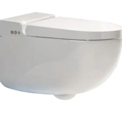 Kludi CleanTronic - dušas WC ar tālvadības pulti, Rimless, Spiralflush, balts spīdīgs 16WCW0143