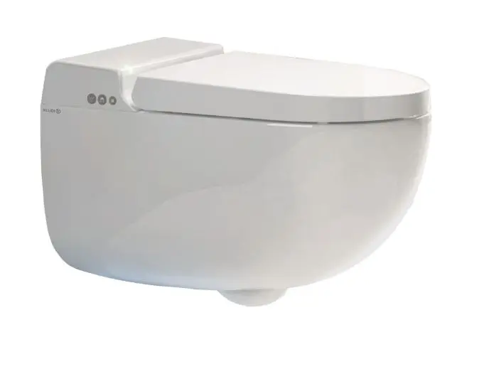 Kludi CleanTronic - dušas WC ar tālvadības pulti, Rimless, Spiralflush, balts spīdīgs 16WCW0143