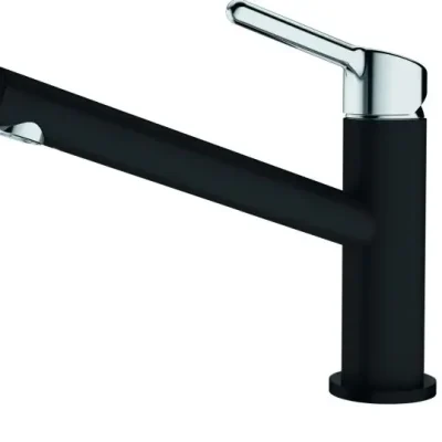 Franke Orbit - virtuves izlietnes maisītājs FC 3054.901, hromēts/matēti melns 115.0659.964