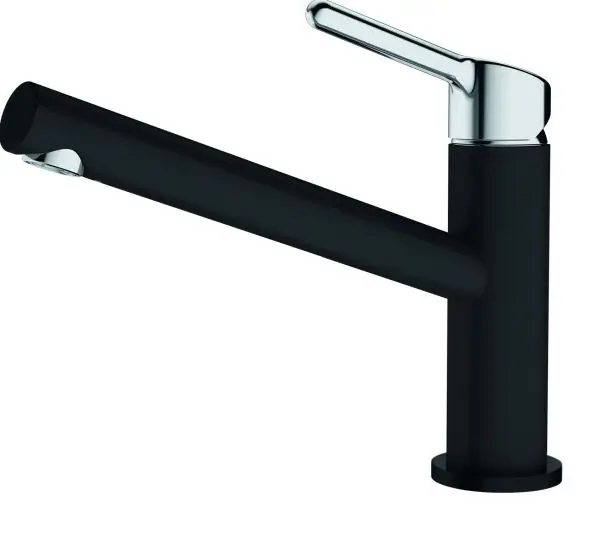 Franke Orbit - virtuves izlietnes maisītājs FC 3054.901, hromēts/matēti melns 115.0659.964