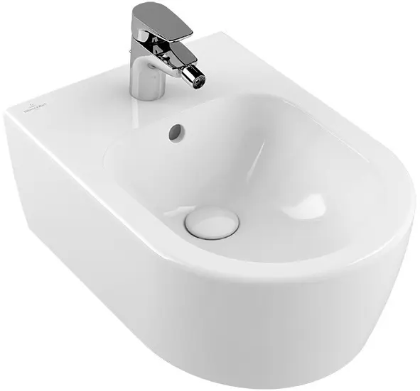 Villeroy & Boch Avento - pie sienas stiprināms WC ViClean, DirectFlush, AntiBac, CeramicPlus, Stone White 540500RW
