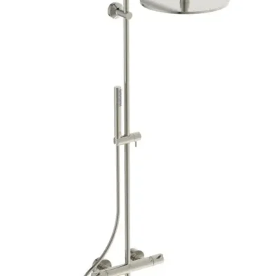 Ideal Standard CeraTherm - dušas komplekts ar termostatu, diametrs 30 cm, tērauds A7589GN