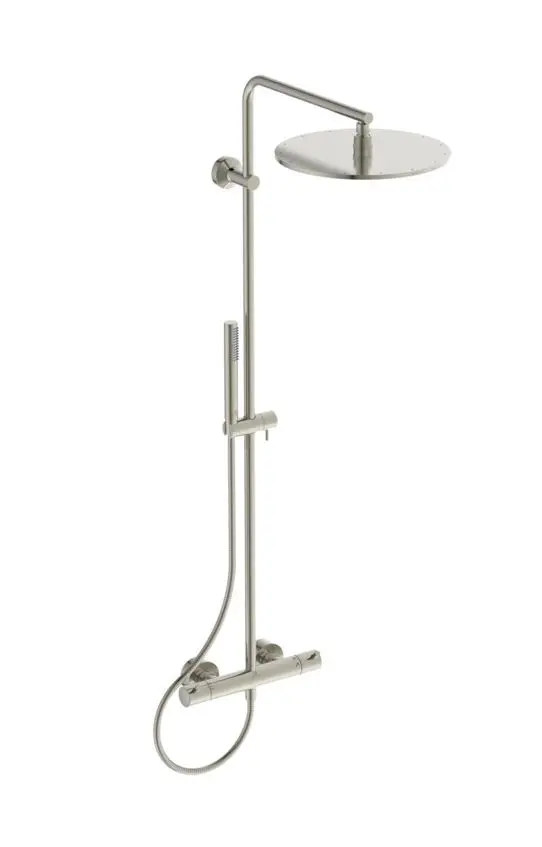 Ideal Standard CeraTherm - dušas komplekts ar termostatu, diametrs 30 cm, tērauds A7589GN