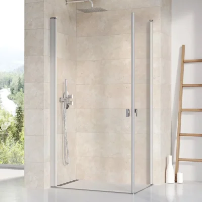 Ravak hromse - dušas durvis CRV1-80, 78-80 cm, satinēts/caurspīdīgs stikls 1QV40U01Z1
