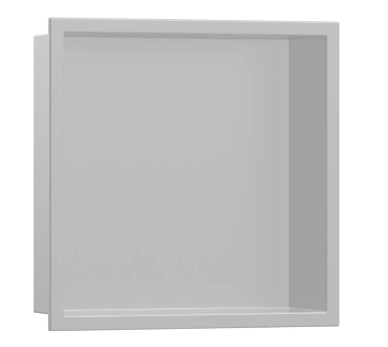 Hansgrohe XtraStoris Original - sienas niša ar rāmi, 30x30x10 cm, betona pelēka 56061380