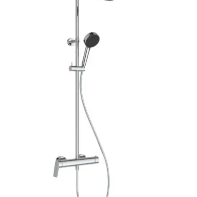 Ideal Standard CeraFlow T25+ - dušas komplekts ar maisītāju, 26x26 cm, 2 strūklas veidi, hromēts A8533AA