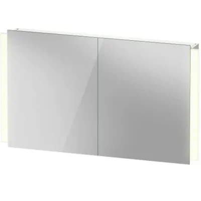 Duravit Ketho.2 - spoguļskapītis ar LED apgaismojumu, 70x120x16 cm, 2 durvis K27138000001000