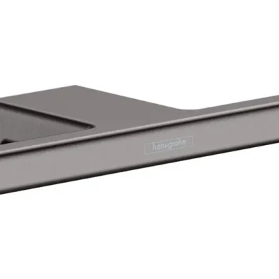 Hansgrohe AddStoris - dubultais tualetes papīra turētājs, hroms melns birstēts 41748340