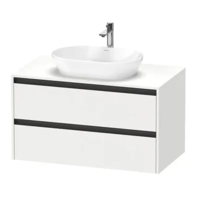 Duravit Ketho.2 - izlietnes skapītis, 57x100x55 cm, 2 atvilktnes, balts matēts K24896018180000