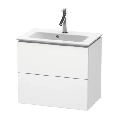 Duravit L-Cube - izlietnes skapītis 55x62x39 cm, 2 atvilktnes, balts matēts LC625601818