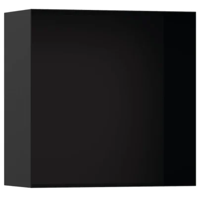 Hansgrohe XtraStoris Minimalistic - sienas niša, 30x30x14 cm, melns matēts 56079670
