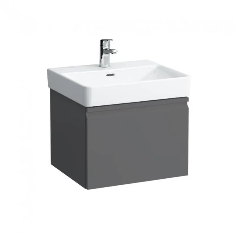 Laufen Pro S - izlietnes skapītis, 52x45x39 cm, 1 atvilktne, grafīta matēts H4833510964801