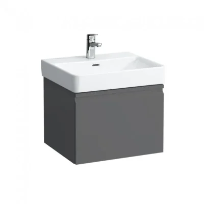 Laufen Pro S - izlietnes skapītis, 55x37x39 cm, 1 atvilktne, grafīts matēts H4830310954801