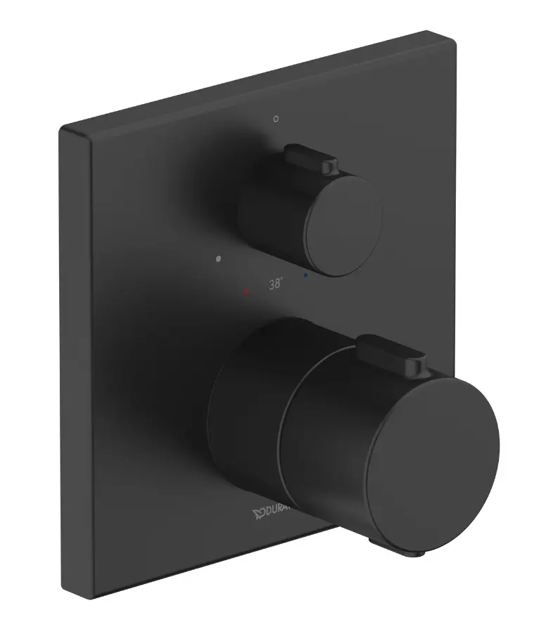 Duravit - zemapmetuma termostata maisītājs, matēti melns TH4200015046