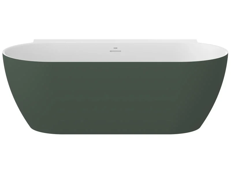 Ravak Freedom Wall II Tec - vanna 170x87 cm, Grey Green/balta CC71200000