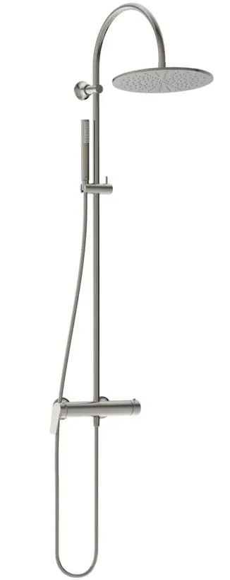 Ideal Standard La Dolce Vita - dušas komplekts ar maisītāju, diametrs 30 cm, Silver Storm BD674GN