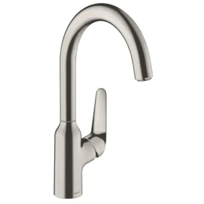 Hansgrohe Focus M42 - virtuves izlietnes maisītājs M421-H220, nerūsējošais tērauds 71802800