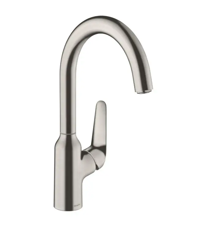 Hansgrohe Focus M42 - virtuves izlietnes maisītājs M421-H220, nerūsējošais tērauds 71802800