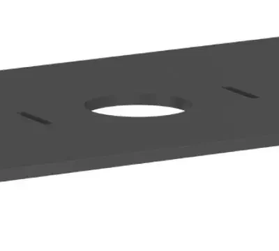Hansgrohe Xilesa E - izlietnes virsma, 98x55 cm, izgriezums vidū, pelēks matēts 54276760