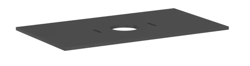 Hansgrohe Xilesa E - izlietnes virsma, 98x55 cm, izgriezums vidū, pelēks matēts 54276760