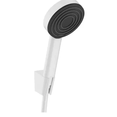 Hansgrohe Pulsify S - dušas galvas komplekts, 1 strūkla, turētājs un šļūtene 125 cm, balts matēts 24301700