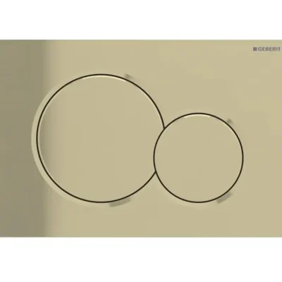 Geberit Sigma01 - vadības plate SIGMA30, galvanizēts cēlmetāla misiņš 115.770.DT.5