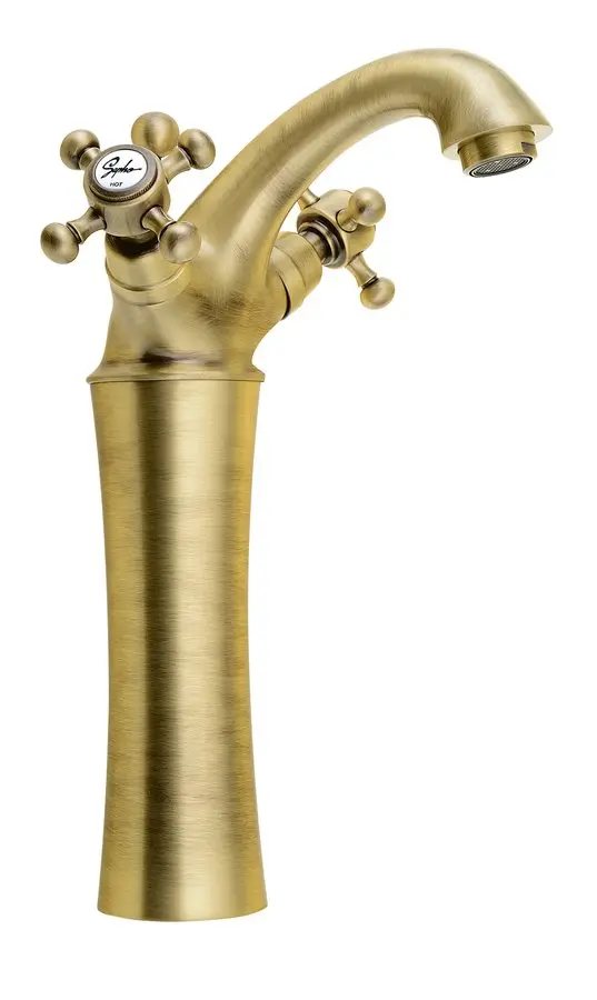 Sapho Reitano Rubinetteria Antea - izlietnes maisītājs ar noteces komplektu Antea, augstums 25 cm, bronza 3176L