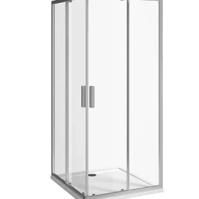 Jika Nion - dušas kabīne 100x100 cm, Jika Perla Glass, sudraba/caurspīdīgs stikls H2512N30026681