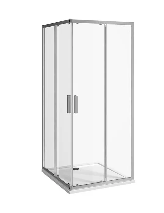 Jika Nion - dušas kabīne 100x100 cm, Jika Perla Glass, sudraba/Arctic stikls H2512N30026661