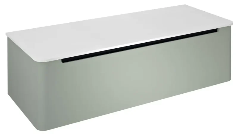 Sapho Kerala - izlietnes skapītis 120x48x35 cm, 1 atvilktne, verde KR120-4444
