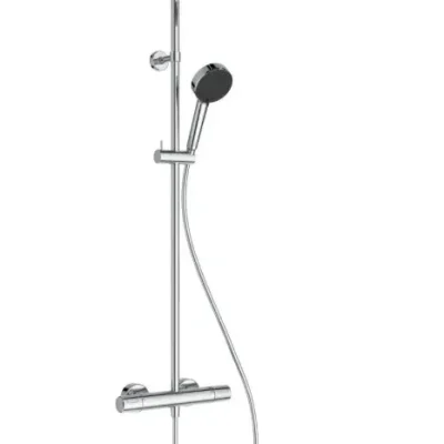 Ideal Standard Ceratherm T25+ - dušas komplekts ar termostatu, 26x26 cm, 2 strūklas, hroms A8530AA