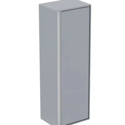 Ideal Standard Connect Air - augstais skapis 40x30x120 cm, gaiši pelēks spīdīgs/balts matēts E0834EQ