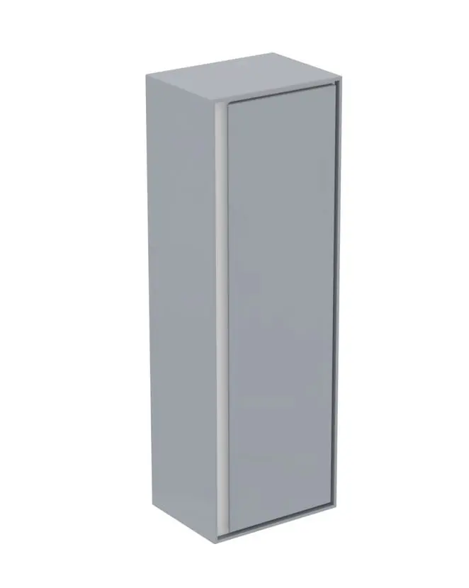 Ideal Standard Connect Air - augstais skapis 40x30x120 cm, gaiši pelēks spīdīgs/balts matēts E0834EQ