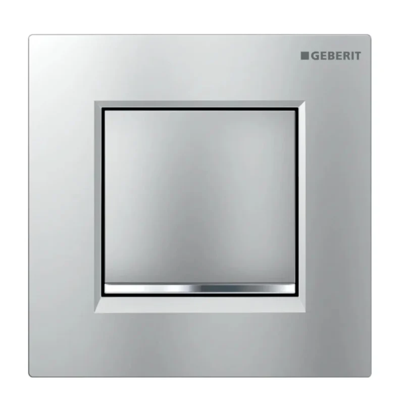 Geberit skalošanas sistēmas - pisuāra vadības plate, easy to clean, hroms matēts 116.017.JQ.1